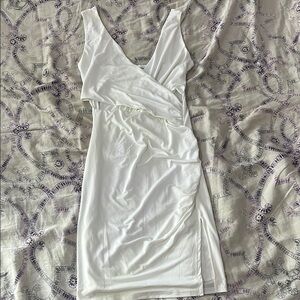 White Sleeveless Dress